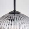 Koyoto hanging light, globe light, pendant light, Cluster pendant lamp Amber, clear, Smoke-coloured, 3-light sources