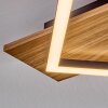 Cabanas ceiling light LED Wood like finish, black, 1-light source