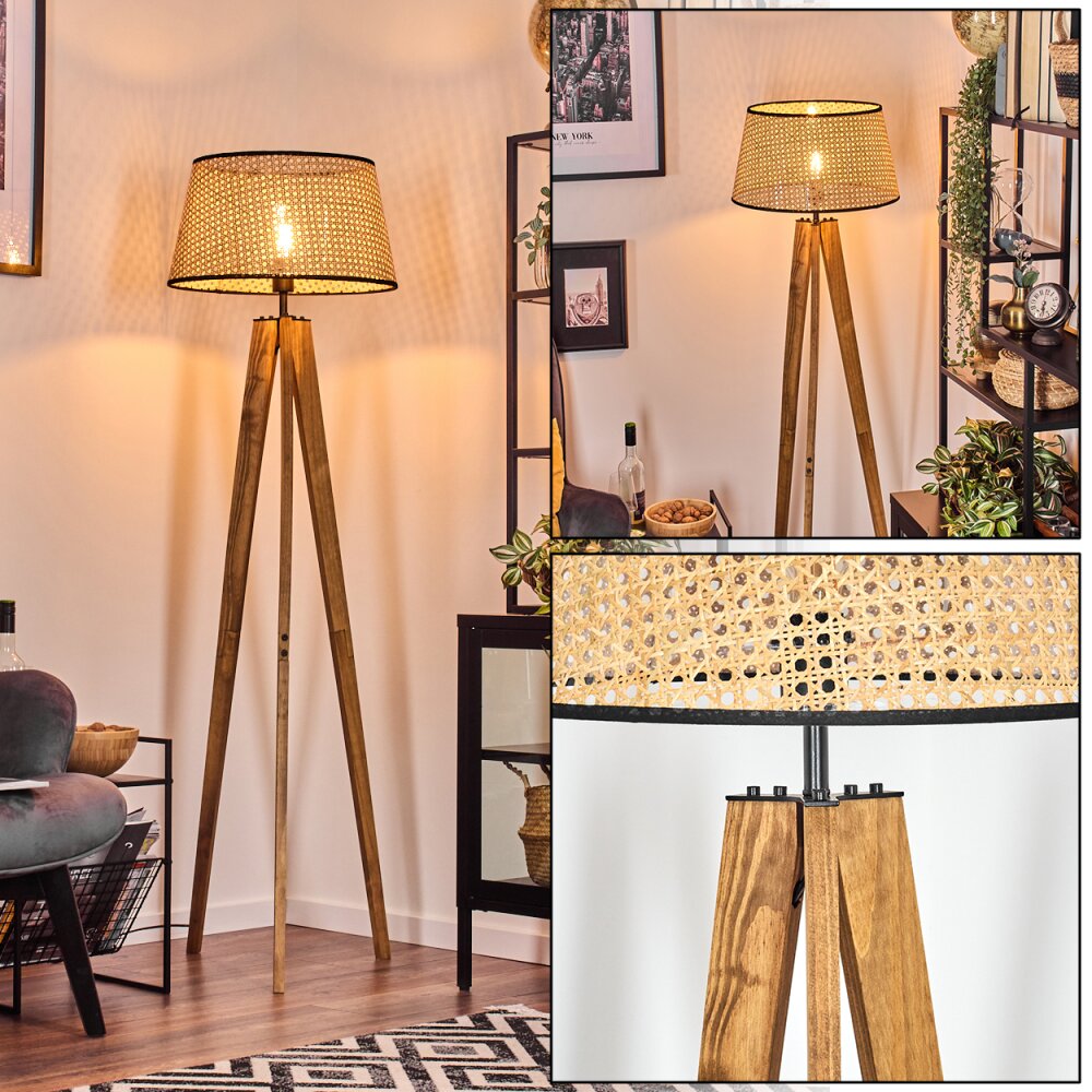 Ramila floor lamp Ecru, black, 1-light source main product photo
