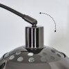Baloca floor lamp chrome, black, 1-light source