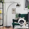 Baloca floor lamp chrome, black, 1-light source