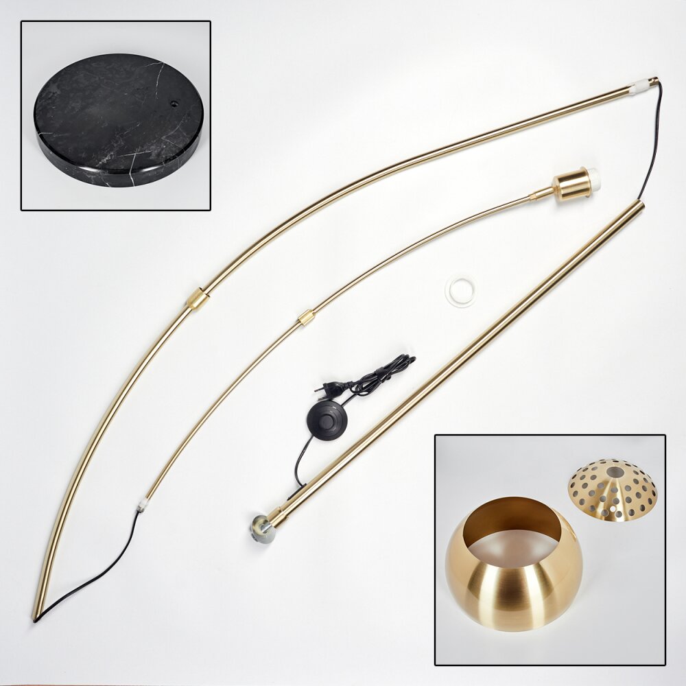 Baloca floor lamp gold, black, 1-light source