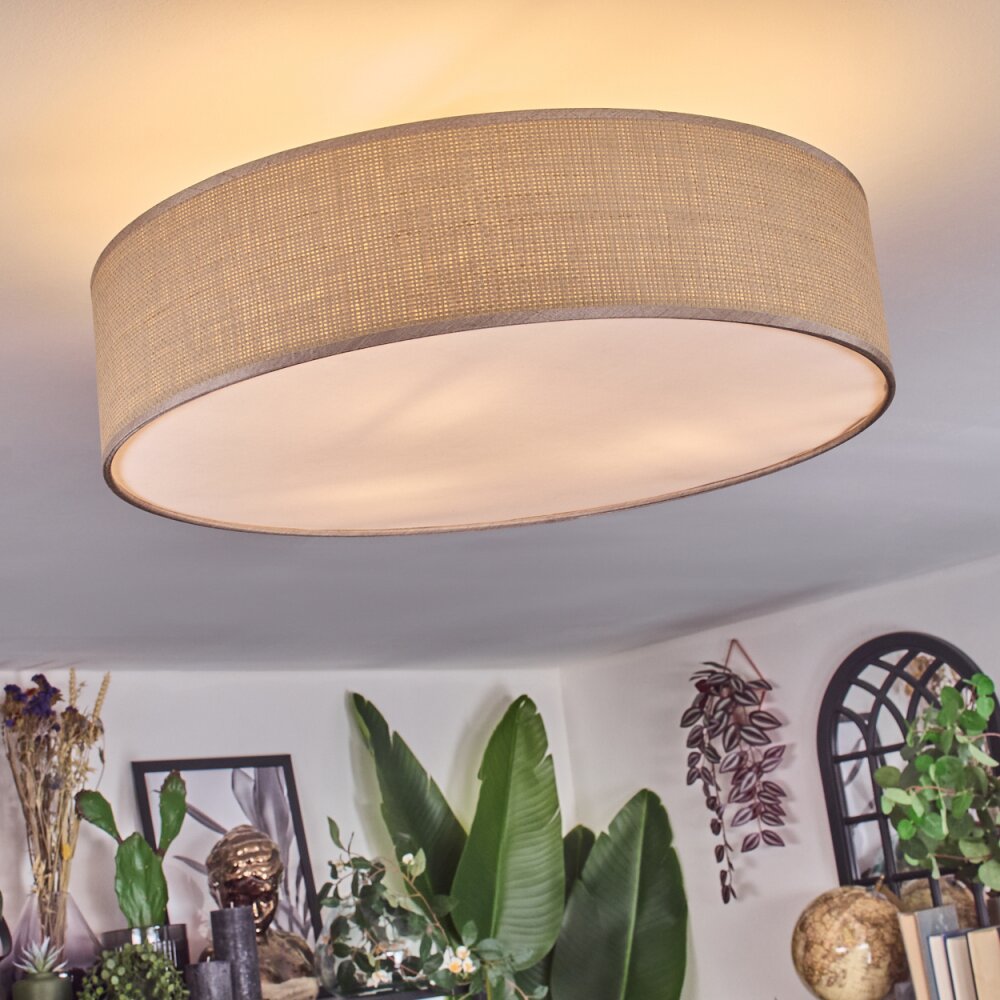 Foggia ceiling light matt nickel, 3-light sources