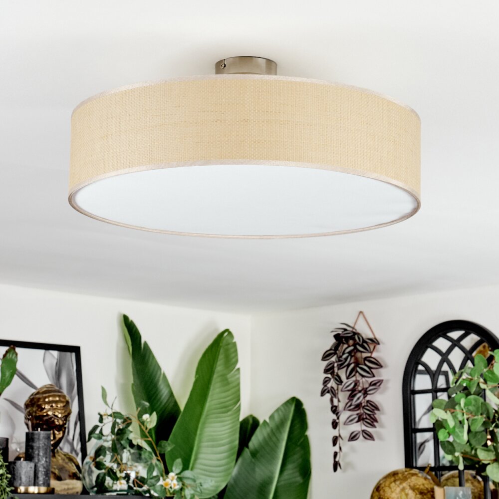 Foggia ceiling light matt nickel, 3-light sources