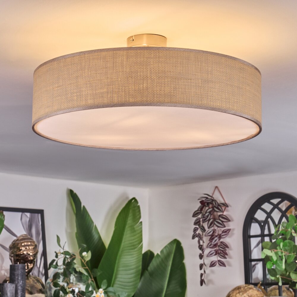 Foggia ceiling light matt nickel, 3-light sources