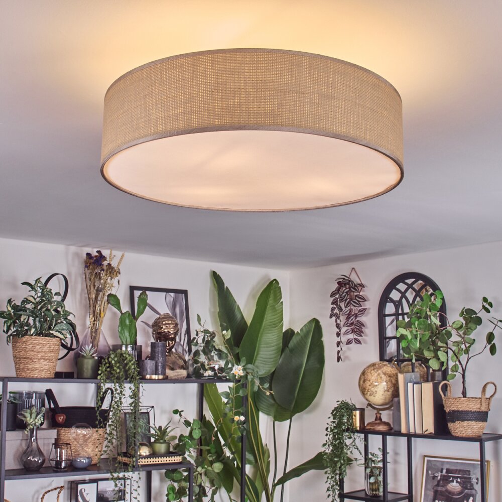 Foggia ceiling light matt nickel, 3-light sources