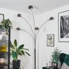 Nikkala floor lamp chrome, white, 5-light sources