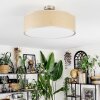 Foggia ceiling light matt nickel, 3-light sources