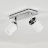 Cerejeiras Ceiling Light LED chrome, 2-light sources, Remote control, Colour changer