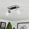 Cerejeiras Ceiling Light LED chrome, 2-light sources, Remote control, Colour changer