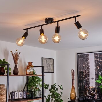 CACOQ Ceiling Light black, 4-light sources