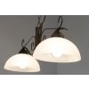 Reality pendant light rust-coloured, 2-light sources