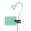 Reality ARRAS clamp-on light LED titanium, 1-light source