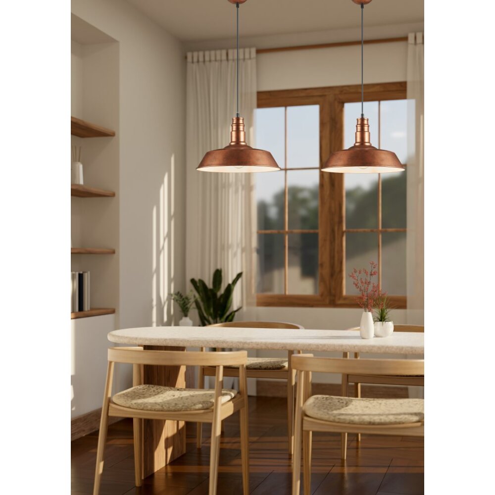 Reality WILL pendant light copper, 1-light source