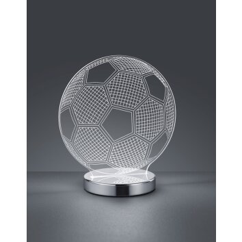 Reality Ball Table Lamp LED chrome, 1-light source