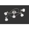 Reality Antibes Ceiling Light matt nickel, 5-light sources