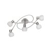 Reality Antibes Ceiling Light matt nickel, 5-light sources