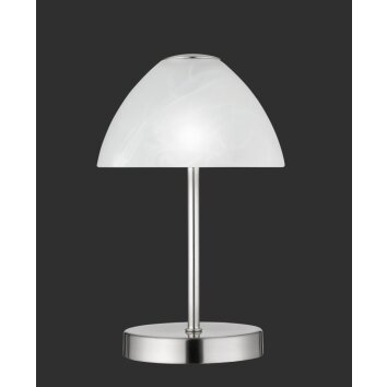 Reality QUEEN Table Lamp LED matt nickel, 1-light source