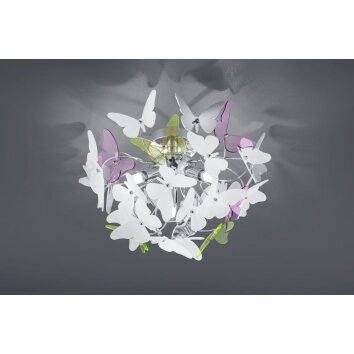 Reality BUTTERFLY Ceiling light chrome, 3-light sources