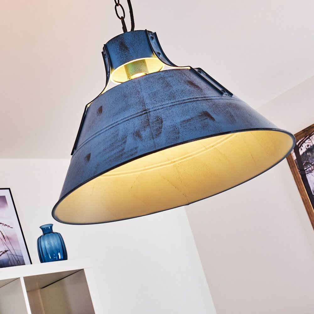 BERKELEY Pendant Light blue, black, 1-light source