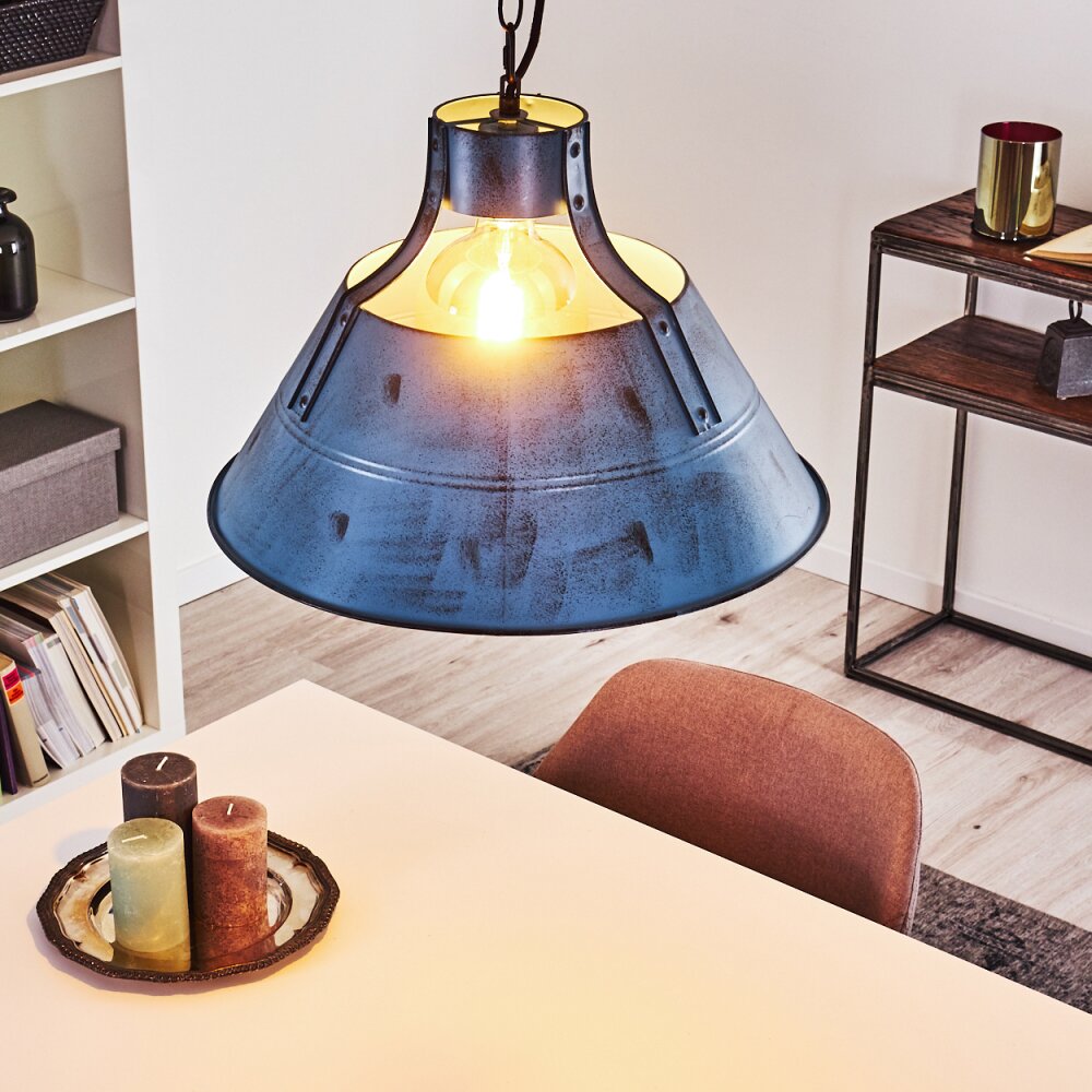 BERKELEY Pendant Light blue, black, 1-light source