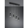 Reality FARIN Pendant Light black, 4-light sources