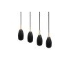 Reality FARIN Pendant Light black, 4-light sources