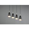 Reality FARIN Pendant Light black, 4-light sources