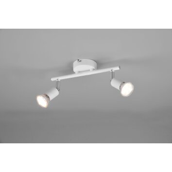 Reality Paris Ceiling Light white, 2-light sources