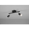 Reality Paris Ceiling Light black, 2-light sources