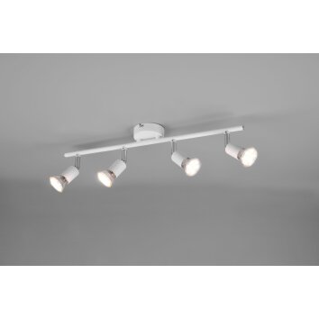 Reality Paris Ceiling Light white, 4-light sources