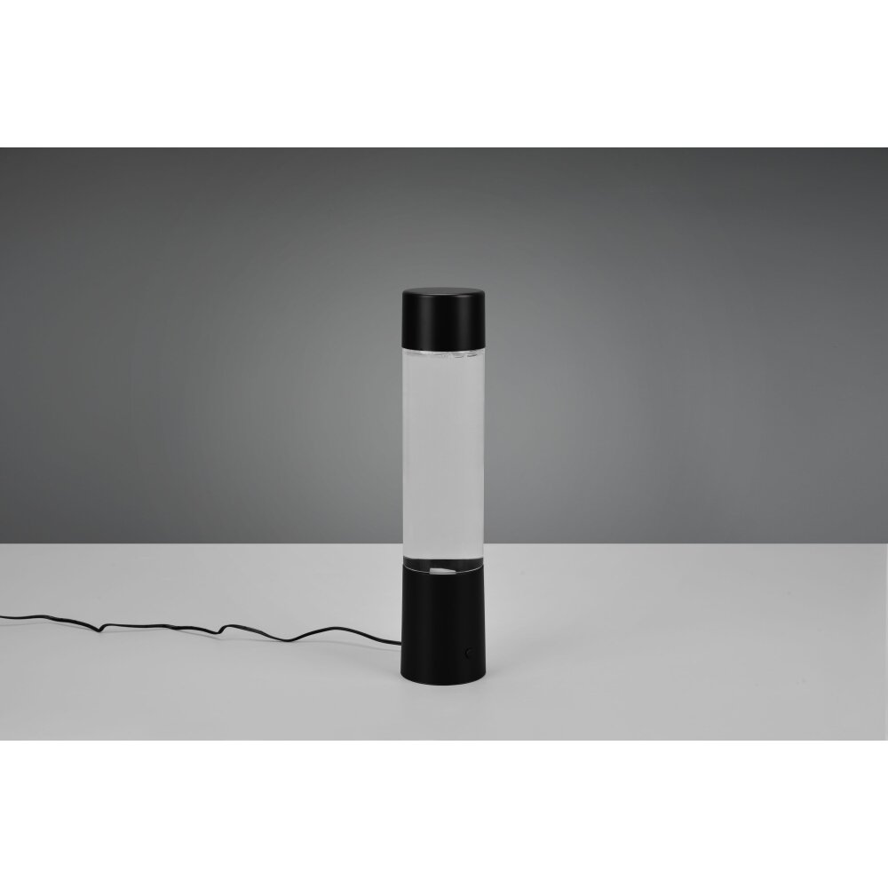 Reality Tornado Table lamp LED black, transparent, clear, 1-light source