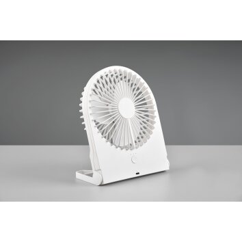 Reality Breezy electric desk fan white