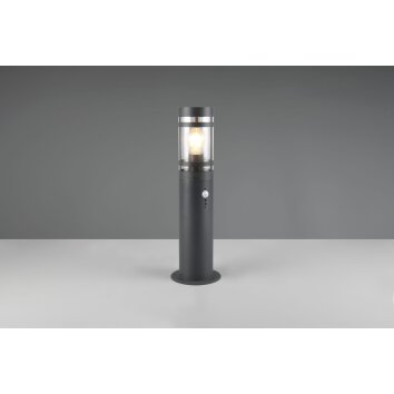 Reality lights PALOMA outdoor floor lamp anthracite, 1-light source, Motion sensor