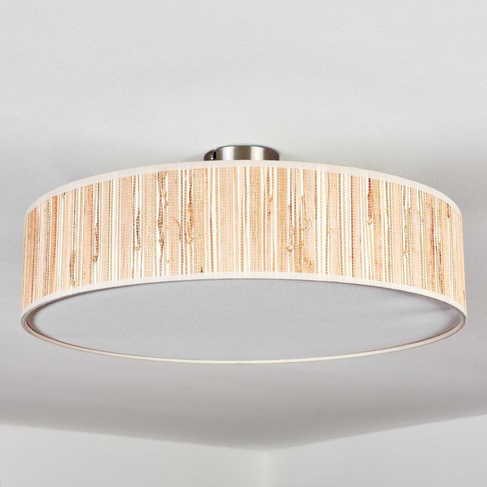 Foggia ceiling light matt nickel, 3-light sources