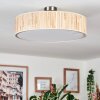 Foggia ceiling light matt nickel, 3-light sources