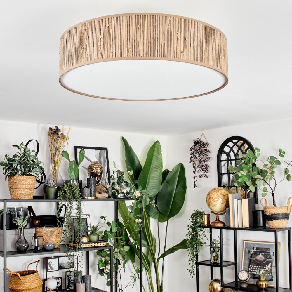 Foggia ceiling light matt nickel, 3-light sources