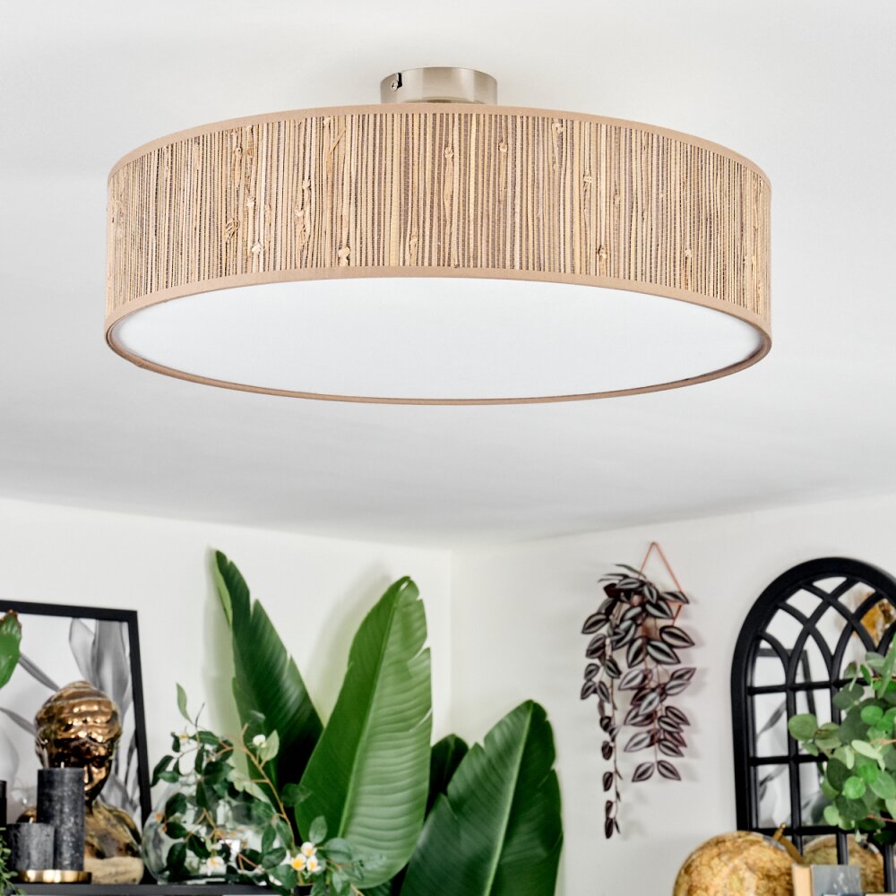 Foggia ceiling light matt nickel, 3-light sources