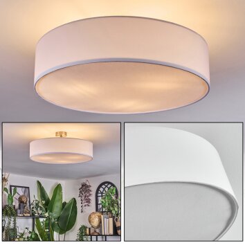 Foggia ceiling light matt nickel, 3-light sources