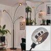 Nikkala floor lamp black, 3-light sources