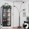 Nikkala floor lamp black, 3-light sources