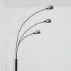 Nikkala floor lamp black, 3-light sources