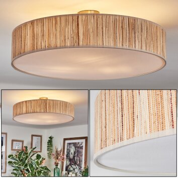 Foggia ceiling light matt nickel, 3-light sources