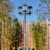 Tieva lamp post, path light black, silver, 3-light sources