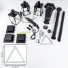 Dalasjo lamp post, path light black, 3-light sources