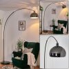 Baloca floor lamp chrome, black, 1-light source