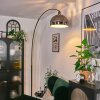 Baloca floor lamp chrome, black, 1-light source