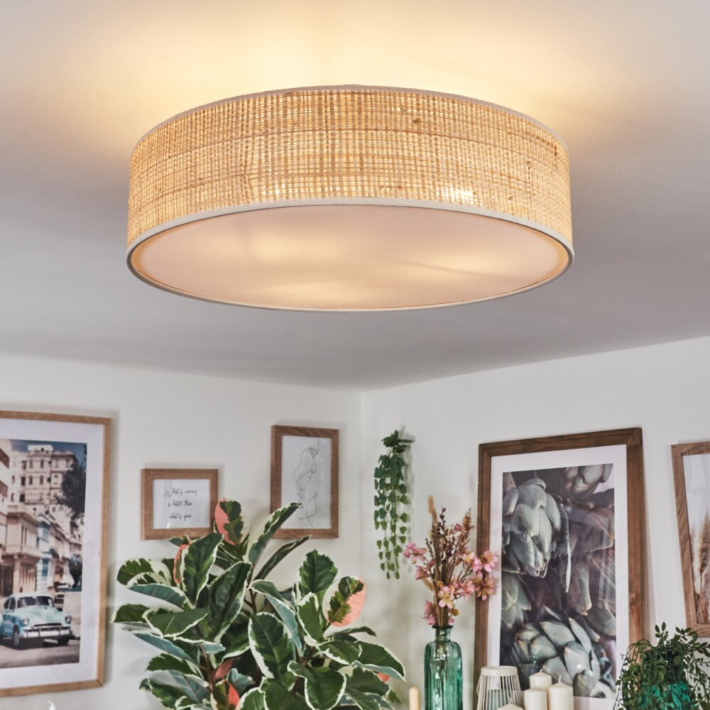 Foggia ceiling light matt nickel, 3-light sources