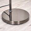 Koyoto floor lamp chrome, black, 1-light source