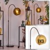 Koyoto floor lamp chrome, black, 1-light source